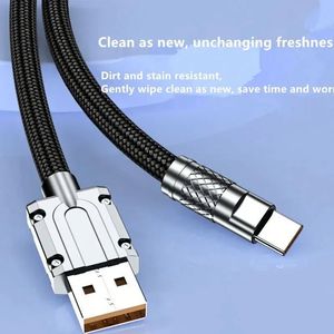 120W 6A Super Fast Copper USBC to USB C Smart Charging Cable Type C Mobile Phones Data <b>Cord</b> Quick Charger Cable - Product Image 3