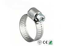 Collier de serrage à vis sans fin de style américain en acier inoxydable 304, 1/2-2 pouces, largeur de bande 8 mm, prix usine, qualité marine, fixation robuste pour tubes métalliques