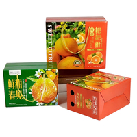 Boîtes en carton ondulé personnalisées multi-tailles pour fruits frais, boîtes rigides spéciales pour emballages de raisins/tomates, 10 kg