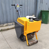 Rouleau compresseur manuel compact et abordable à tambour unique à vendre