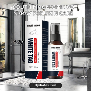 Spray Herbal Vitiligo South Moon Hydratant Détoxifiant <span class=keywords><strong>Taches</strong></span> <span class=keywords><strong>Blanches</strong></span> Leukoplakie Soin Pigmentaire Mélanine - Product Image 2