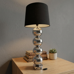 Lampe sur pied moderne IQBAL COLLECTION en fer, abat-jour en métal gris, lumière LED E26, usage résidentiel, hauteur réglable, lumière du jour 6000K - Product Image 5