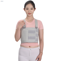 Ceinture Thoracique Premium pour Fixation des Fractures de Côtes, Légère, Respirante, Unisexe, pour Récupération Post-Opératoire