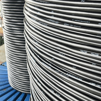 Cable reticulado con núcleo de cobre JDH GB, cable de cubierta de PVC ignífugo subterráneo de 2x4, 0,6/1kV cuadrado de 2x