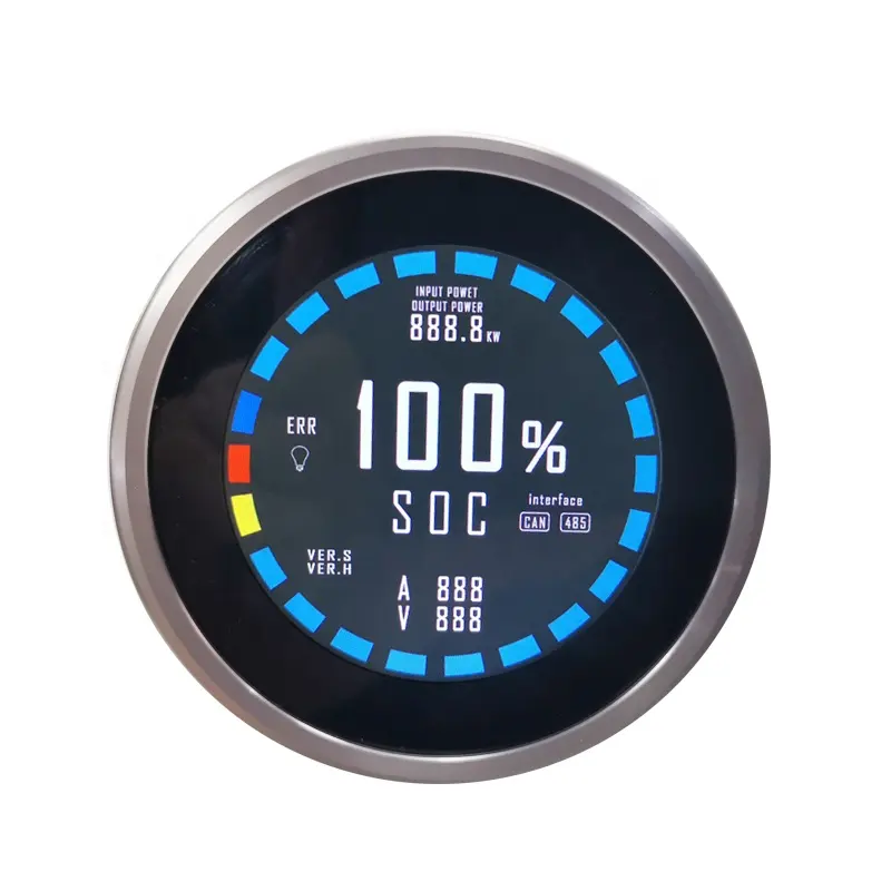 Round Knob Display 1,6-Zoll-Lösungs knopfschalter Rotary Wisecoco Digital Gear Circular Lcd Screen