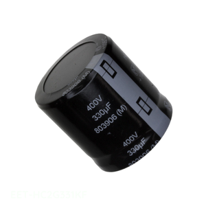 Condensateur EET-HC2G331KF, canal fabricant, 330 µF, aluminium, 20 %, 400 V, à clipser, à traverser, 330UF - Product Image 1