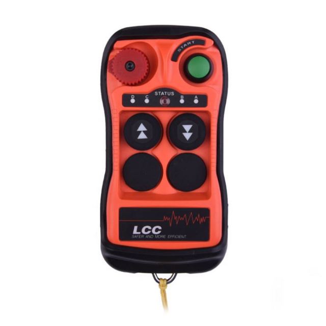 Q202 Push Button Industrial Switch Scissor Lift Remote Control for Hoist Radio Overhead Hoist 220v Crane Wireless Remote Control