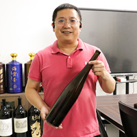 Grande bouteille de vin de 9L/12L/15L/18L/24L/30L grande bouteille de champagne géante pour l'affichage avec couvercles vides emballage de stockage