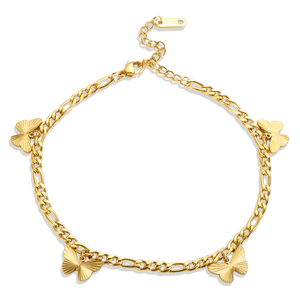 Bracelet papillon tendance <span class=keywords><strong>pour</strong></span> femme, bijoux élégants, cadeau d'anniversaire, bracelet en acier inoxydable, <span class=keywords><strong>prix</strong></span> de gros - Product Image 1