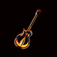 Lampe de bar LED pour soirée vin Accessoires d'ambiance Champagne King Guitar Wine Holder Porte-champagne