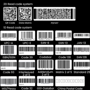 Lecteur de codes-barres 2D portable avec prise USB filaire, compatible avec la lecture sur écran de téléphone, lecteur de codes QR, qualité industrielle, <span class=keywords><strong>300</strong></span> - Product Image 5