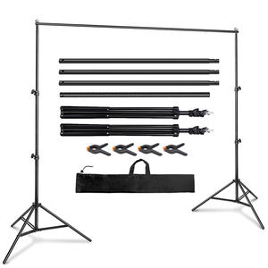 Kit d'éclairage de studio de photographie pour les soirées de tournage Photo Shoots Softbox Backdrop Stand Metal Tripod Video Set - Product Image 3