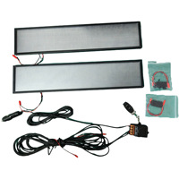 Cache-plaque d'immatriculation électrique coloré avec écran LCD, film noir anti-buée, protection de la vie privée, télécommande, cadre en acier inoxydable, norme UE