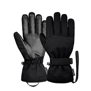 Gants de ski pour couple, imperméables, coupe-vent, en polyester, compatibles avec les écrans tactiles, antidérapants, avec fermeture à boucle - Product Image 1