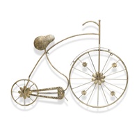 Décoration murale modèle de fil de fer de vélo en métal Art déco d'inspiration européenne pour la maison pour la décoration de chambre de cadeau de pendaison de crémaillère