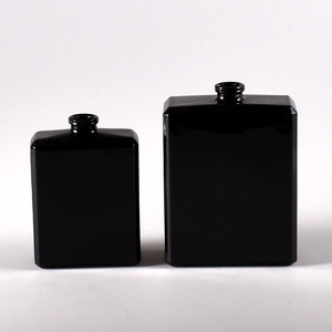 Thiết kế mới 50ml 100ml 1.7oz.3.4oz.Gloss Đen rỗng Nước hoa xịt chai nước hoa chai thủy tinh với 15mm uốn đầu - Product Image 5