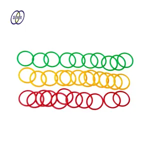 Factory wholesale price custom food-grade silicone sealing ring colored rubber o rings