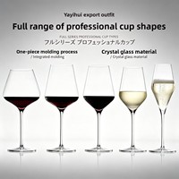 Verre à vin de Bourgogne en cristal sans plomb Raymond 710 ml, style européen, sur mesure, haut de gamme, luxe, grand bol, pied long, pour