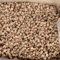 Friandises pour animaux de compagnie en vrac, cœurs de bœuf lyophilisés, riches en protéines, sans céréales, riches en taurine, favorisent la santé cardiaque, pour chiens et chats, vente en gros, OEM