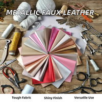 Feuilles de similicuir nacré métallisé couleur unie, rouleau de cuir synthétique pour projets DIY boucles d'oreilles sacs C56701Y