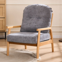 Canapé-lit moderne inclinable et convertible le plus vendu, fauteuil simple pliable en cuir PU avec pieds en bois massif pour appartement et chambre