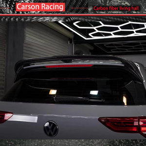 Volkswagen Golf 8 <span class=keywords><strong>GTI</strong></span> Custom Wet <span class=keywords><strong>Carbon</strong></span> <span class=keywords><strong>Fiber</strong></span> CS Style ROOF Spoiler Mk8 R Acabado pulido Car Top - Product Image 3