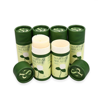 Tube de baume à lèvres push up biodégradable personnalisé contenants en tube de papier d'emballage en bâton de baume solaire