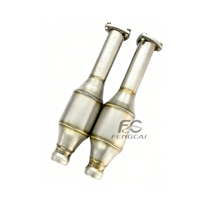 Colector de escape con escudo térmico resistente a altas temperaturas SS304, accesorios para automóviles <span class=keywords><strong>Aston</strong></span> <span class=keywords><strong>Martin</strong></span> DBS <span class=keywords><strong>DB9</strong></span> Rapide 6.0L V12 - Product Image 3