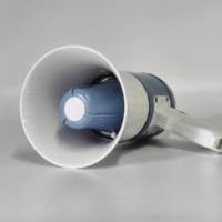 Haut-parleur extérieur mégaphone portable alimenté par batterie XC-180UF Plus 20W avec alarme d'enregistrement et sirène bullhorn portable en plastique