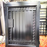 Porte de clôture extérieure en métal en aluminium de haute qualité dernière conception grande porte coulissante d'entrée principale pour les maisons capuchons de poteaux de clôture de qualité