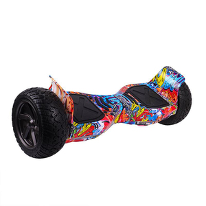 Trottinette auto-équilibrante tout-terrain avec pneus de 10 pouces et haut-parleur - Product Image 2