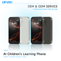 Service OEM, vente en gros de mini-téléphones intelligents avec carte SIM, écran LCD de 3,4 pouces, 5MP, batterie de 1900 mAh, téléphone éducatif pour étudiants