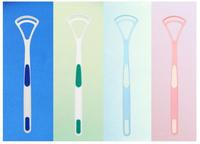 Grattoir à langue en silicone pour soins bucco-dentaires sans effort Pack individuel Nettoyant pour langue en plastique