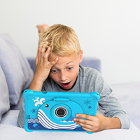 Tablette Enfants 2024 7 Pouces Android 12.0 4 Go RAM 32 Go ROM, Tablette Éducative pour Enfants