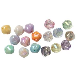 Vente en gros de 20 pièces/sac perles acryliques en vrac perles de météorite irrégulières trou central perles acryliques en vrac pour la fabrication de bijoux - Product Image 6