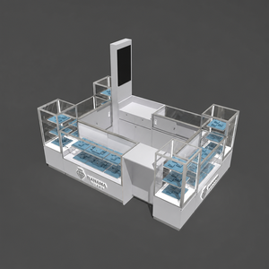 Kiosque de réparation de bijoux modulaire 3D personnalisé pour centre commercial 10 x 20 et design de stand de présentation de parfums et de bijoux - Product Image 2