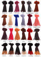 Extensions de cheveux vierges KAMA, dreadlocks, tresses au crochet, extensions de locs pour les personnes qui aiment le rock, le roll et le hip hop