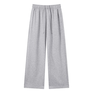 Comfortable Wide Leg Sweatpants For <strong>Men</strong> Women Drawstring <strong>Casual</strong> Loose Fit <strong>Trousers</strong> For Streetwear And Daily Wear - Product Image 6