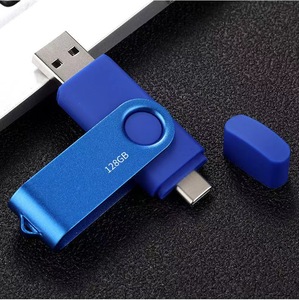 Ổ đĩa flash xoay đa năng OTG Type C/USB 2.0 3.0 cho điện thoại di động, dung lượng 4GB 8GB 16GB 32GB 64GB 128GB - Product Image 3