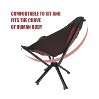 Fournisseurs d'Asie du Sud-Est HOMFUL Chaise pliante Oxford en aluminium léger et personnalisé Chaise de pêche à ouverture rapide Chaise de camping