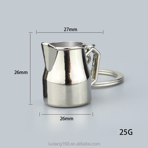 Accessoires de café portables porte-filtre expresso cadeau/<span class=keywords><strong>mousseur</strong></span> à lait pichet/doseur Barista café doseur porte-clés - Product Image 5