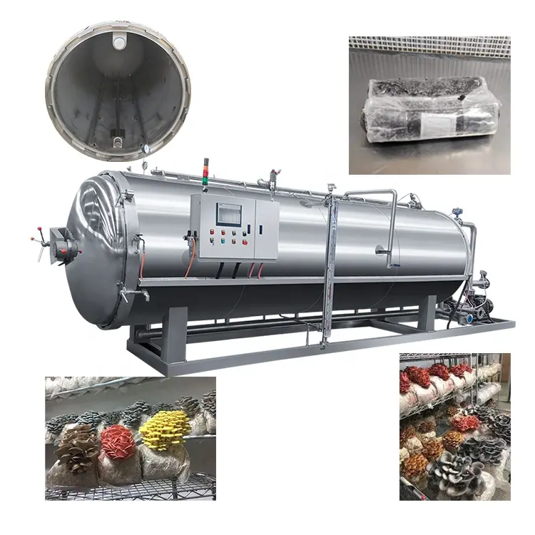 autoclave mushroom steam autoclave retort autoclave sterilizer mushroom double door