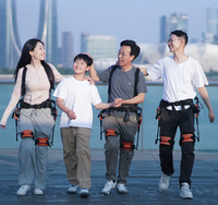 Exosquelette robotique intelligent 2026 GoGo, dispositif d'assistance aux membres inférieurs léger et portable, assisté par l'IA, en alliage