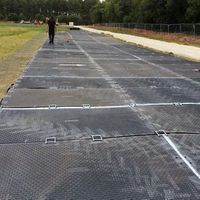 Plaques de protection de sol en plastique HDPE haute résistance 4x8 pieds, découpe sur mesure, pour excavatrices, avec épaisseur personnalisable
