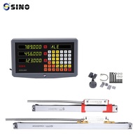 Lecteur numérique de signal TTL SINO SDS2-3MS 3 axes avec jeu d'échelles d'encodeur linéaire en verre pour machine de fraisage
