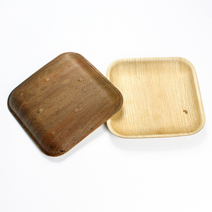 Anche i Piatti <span class=keywords><strong>in</strong></span> Foglia di Palma <span class=keywords><strong>Areca</strong></span> <span class=keywords><strong>in</strong></span> Legno Naturale ed Ecologico Sono un'Opzione di Cibo Sostenibile - Product Image 3