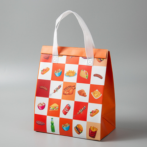 Bolsa de Almacenamiento de Alimentos con Logotipo Personalizado, Bolsas de Tela No Tejida, Portátiles, para Alimentos, Bebidas y Pasteles, Aislamiento para Mantener Caliente o Frío, Entrega a Domicilio - Product Image 6