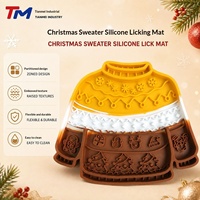 Tapis de léchage en silicone de qualité alimentaire sur le thème d'Halloween pour animaux de compagnie, base antidérapante durable, attire l'attention et ralentit la consommation pour chats et chiens