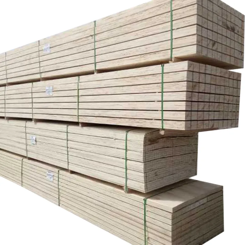 LVL legname strutturale 2x4x8 costruzione legno di pino legname compensato 90x45mm paulownia legname LVL trattato a pressione