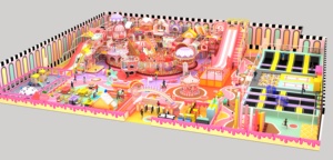 Aire de jeux intérieure écologique et douce avec mobilier de jeu de rôle, piscine à balles pour enfants, centre de jeux, <span class=keywords><strong>parc</strong></span> d'aventure pour supermarchés - Product Image 2